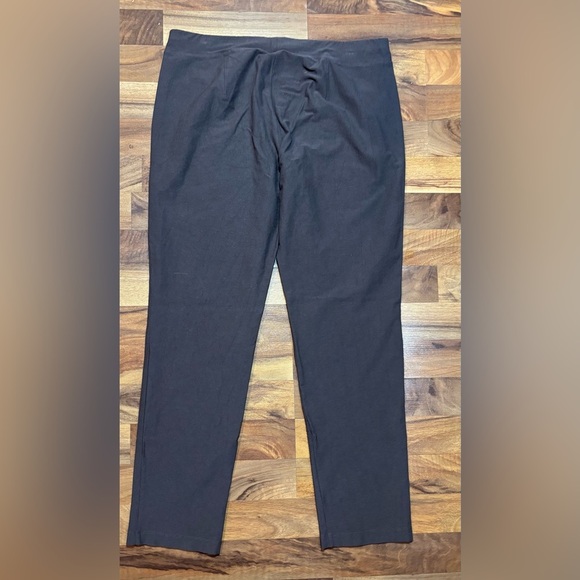 EILEEN FISHER Stretch 70% Viscose Blend Pull On Pants in Slate Gray Size Medium - Picture 2 of 5